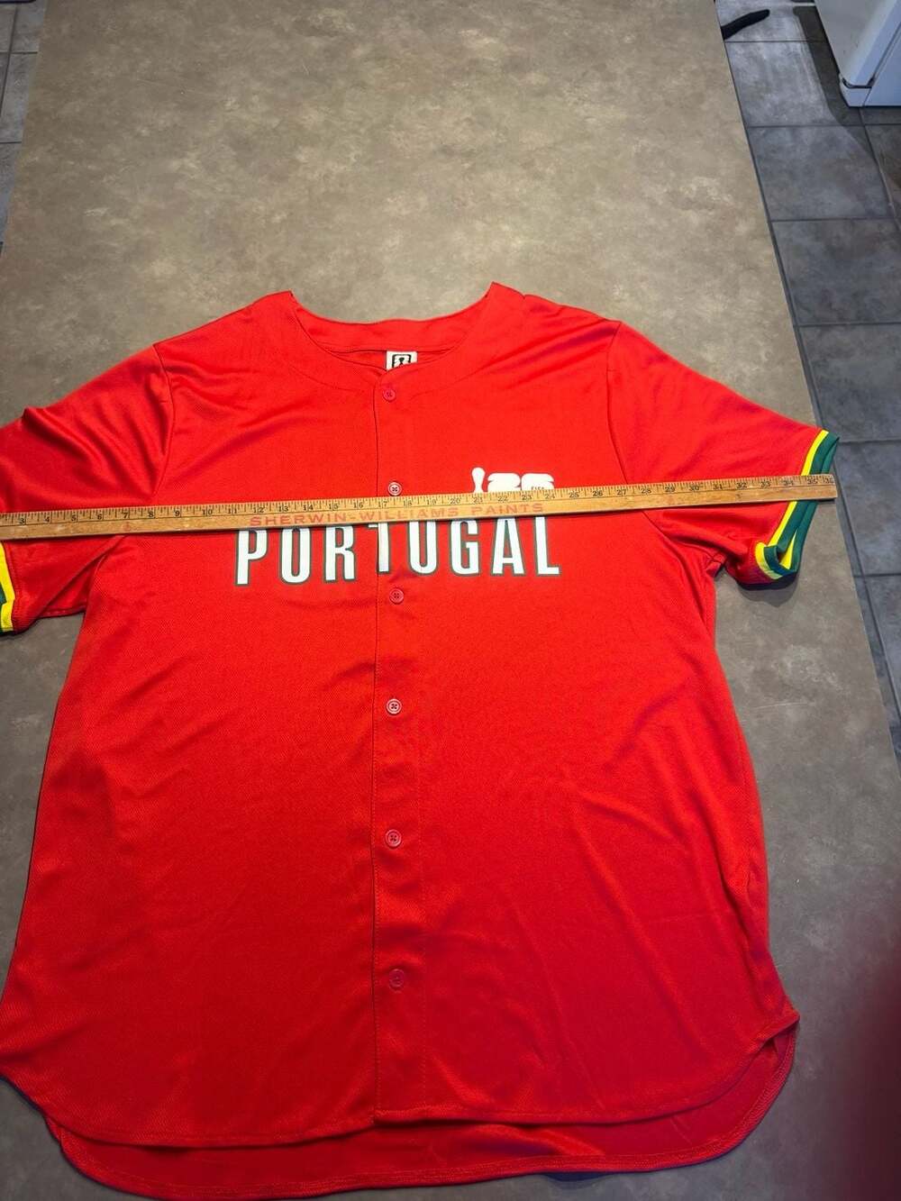 Outerstuff FIFA World Cup 2026 Portugal Button-Up Baseball Jersey